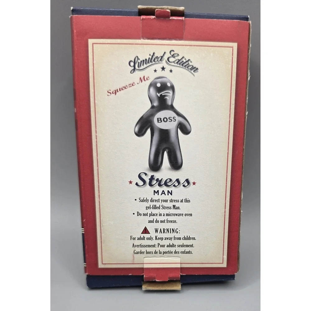 Samsonico Stress Man BOSS Gel Squeeze Toy Limited Edition Novelty Gag Gift